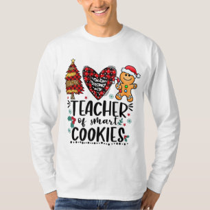 Camiseta Profesor de Smart Cookies Navidades divertidos búf