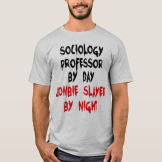 Camiseta Profesor de Sociología Chiste Zombie
