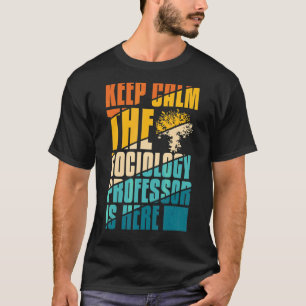 Camiseta Profesor de Sociología Enseñanza Principal Cita al