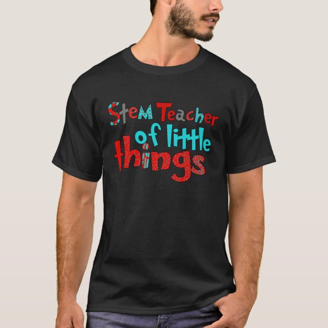 Camiseta Profesor de STEM de Little Things Reading School T (Anverso)