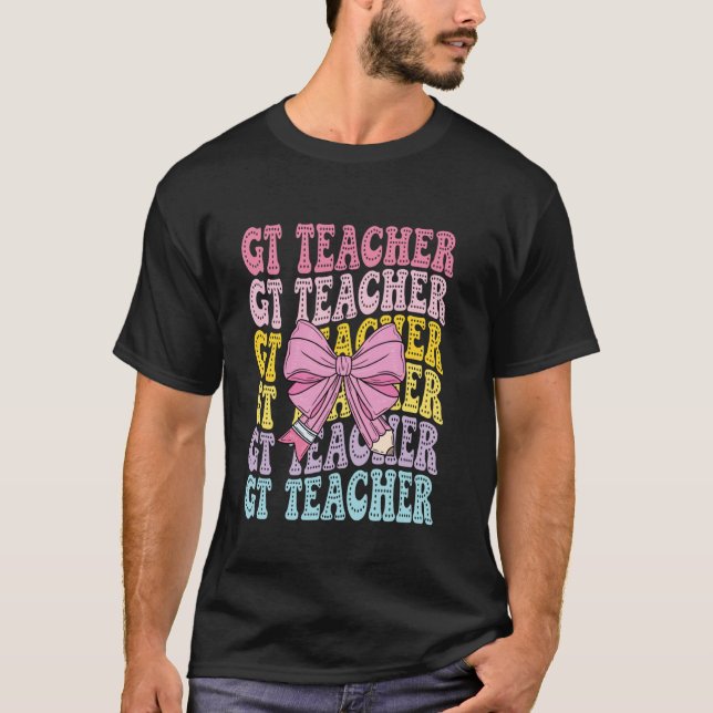 Camiseta Profesor de superdotados Regreso a la (Anverso)