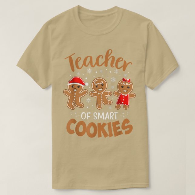 Camiseta Profesor de Té de Navidades de Gingerbread con Coo (Diseño del anverso)