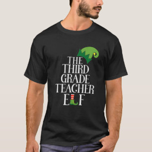 Camiseta Profesor de tercer grado Elf Grupo Familiar de Coi