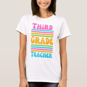 Camiseta PROFESOR DE TERCER GRADO Fuente de burbujas de col
