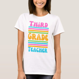 Camiseta PROFESOR DE TERCER GRADO Fuente de burbujas de col