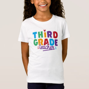 Camiseta Profesor de tercer grado SVG PNG, Profesor Life Sv