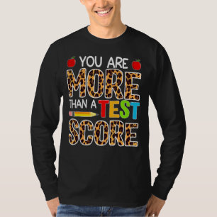 Camiseta Profesor De Test Day Eres Más Que Una Puntuación D