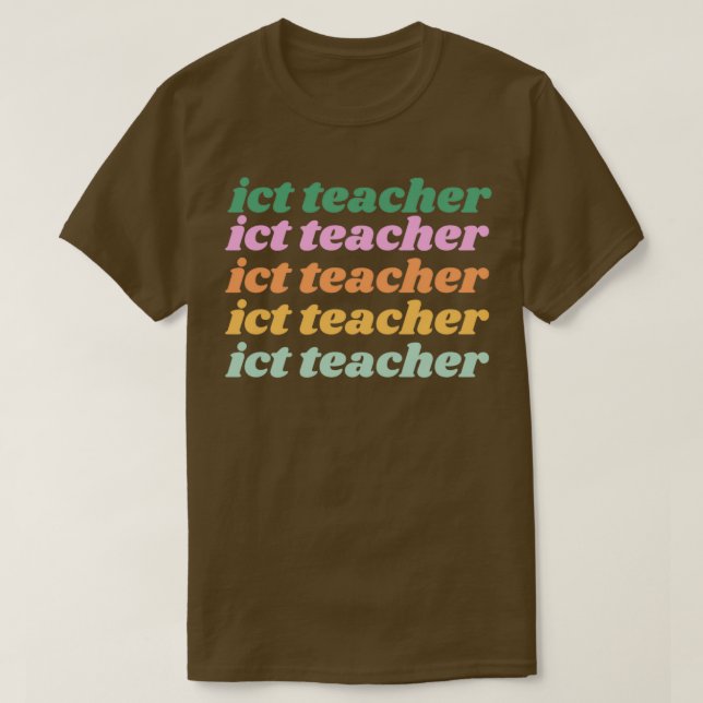 Camiseta profesor de tic (Diseño del anverso)