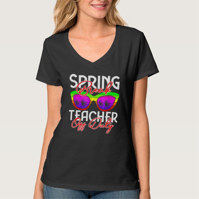 Camiseta Profesor de vacaciones de primavera de 2022 (Anverso)