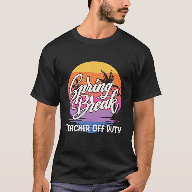 Camiseta Profesor de vacaciones de primavera de 2022 (Anverso)