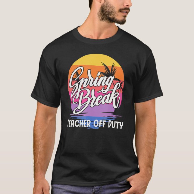 Camiseta Profesor de vacaciones de primavera de 2022 (Anverso)