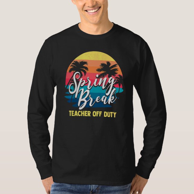 Camiseta Profesor de vacaciones de primavera de 2022 (Anverso)
