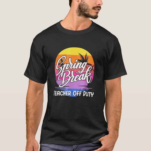 Camiseta Profesor de vacaciones de primavera de 2022 (Anverso)