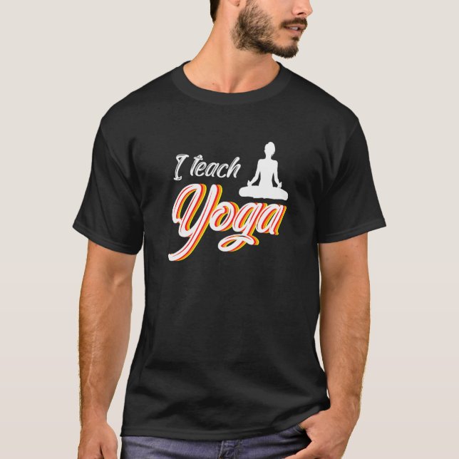 Camiseta Profesor de Yoga Instructor Meditación Budismo Yog (Anverso)