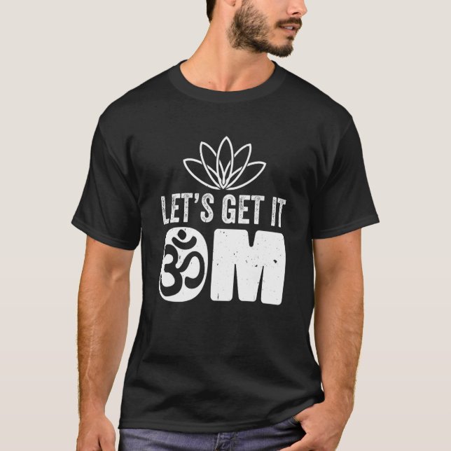 Camiseta Profesor de Yoga, Lotus Flower, lo logran (Anverso)