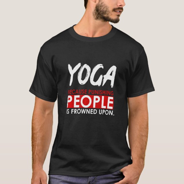 Camiseta Profesor de Yoga para castigar al Peo (Anverso)