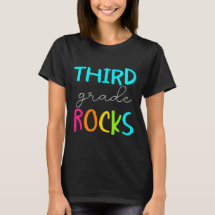 Camiseta Profesor del Equipo de Tercer Grado Rocks de Terce