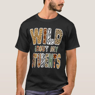 Camiseta Profesor Desmadrado Estampado de Animales