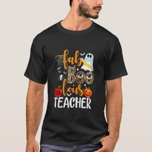 Camiseta Profesor Divertido De Leopard Fab Boo Lous Con Pe