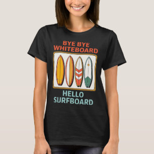 Camiseta Profesor Divertido Verano Surfing Surfista Vacacio