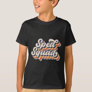 Camiseta Profesor Ed Especial Vintage Sped Squad Edición Es