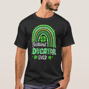 Camiseta Profesor educador más afortunado de todos en Rainb