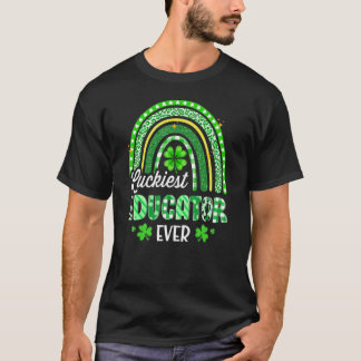 Camiseta Profesor educador más afortunado de todos en Rainb