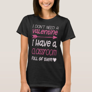Camiseta Profesor el día de San Valentín Curte Arrow Heart
