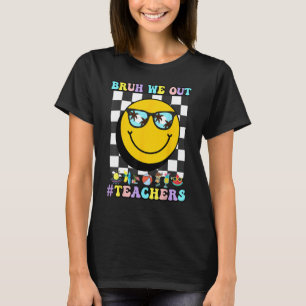 Camiseta profesor el verano de la escuela del día pasado, n