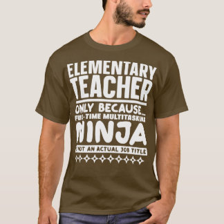 Camiseta Profesor Elemental Ninja