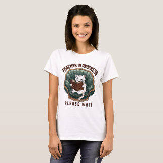Camiseta Profesor en curso Por favor espere al futuro profe