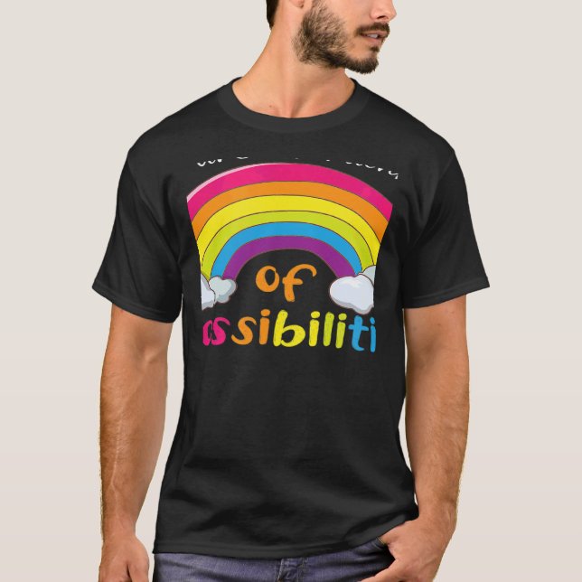 Camiseta Profesor Eres un arco iris de posibilidades 1 (Anverso)