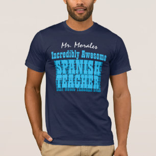 Camiseta PROFESOR ESPAÑOL impresionante o cualquier