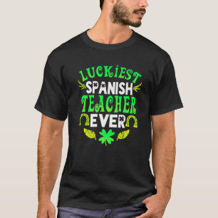 Camiseta Profesor español más afortunado de todos en el Día