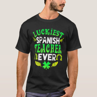 Camiseta Profesor español más afortunado de todos en el Día