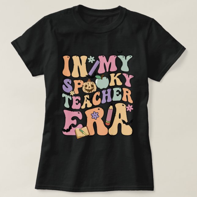 Camiseta profesor espeluznante4 (Diseño del anverso)