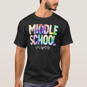 Camiseta Profesor Estudiante Escuela Secundaria Vibraciones