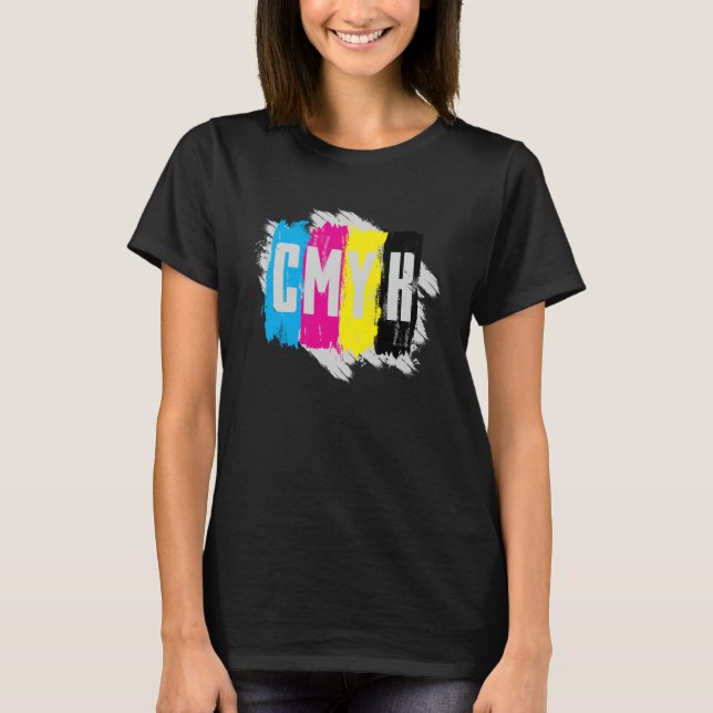 Camiseta Profesor experto en impresoras CMYK de Guay (Anverso)