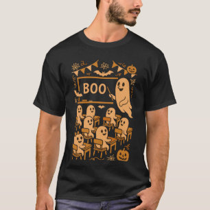 Camiseta Profesor fantasma espeluznante divertido salón de