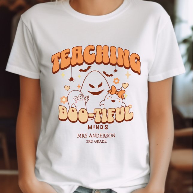 Camiseta Profesor Fantasma Halloween - Enseñando mentes her (Subido por el creador)
