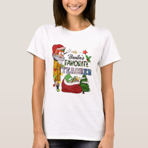 Camiseta Profesor favorito de Santa Claus