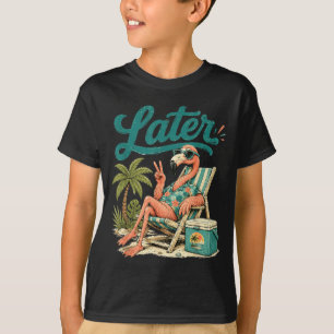 Camiseta Profesor flamenco de verano ver más tarde último d
