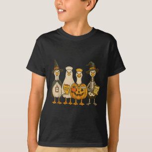 Camiseta Profesor Ganso Tonto Divertido Halloween Truco o E