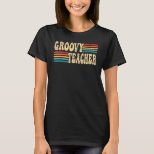Camiseta Profesor Groovy Estética Nostalgia 70 1970's Retro