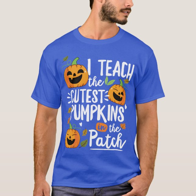 Camiseta Profesor Halloween Pre Keacher Amigo del jardín de (Anverso)