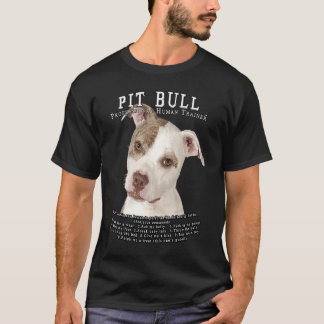 Camiseta Profesor Humano Propietario de Pit Bull Pittie 1