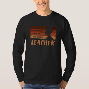 Camiseta Profesor I Enseñar Historia Negra Melanin