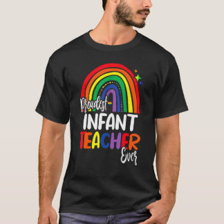 Camiseta Profesor Infantil Más Orgulloso Que Prometo Enseña