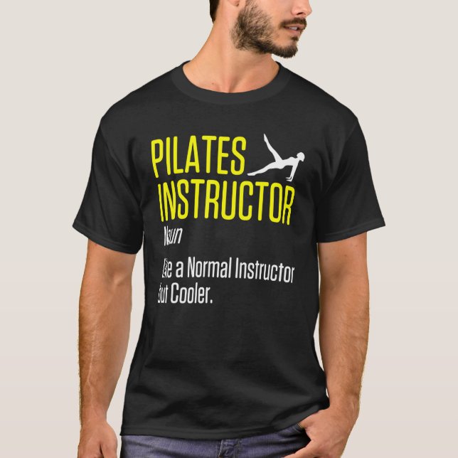 Camiseta Profesor instructor de Pilates 33 (Anverso)
