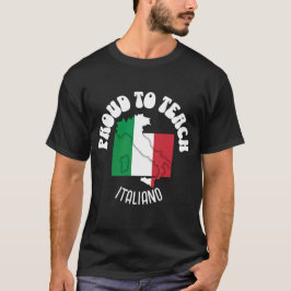 Camiseta Profesor italiano ORGULLOSO DE ENSEÑAR ITALIANO